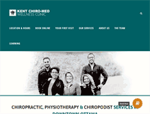 Tablet Screenshot of kentchiromed.com